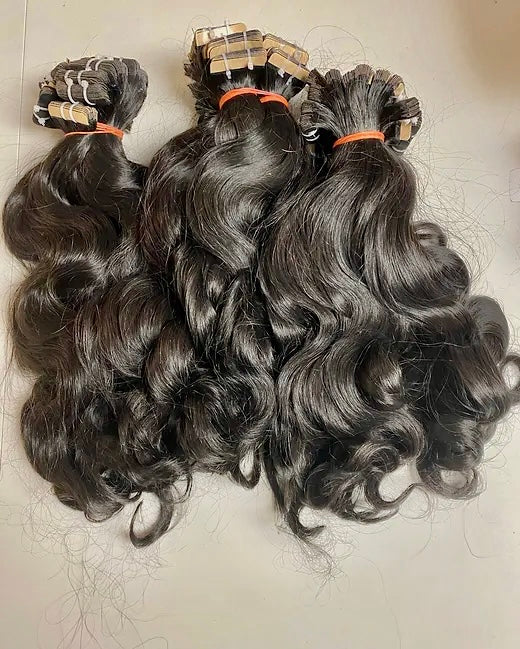 20 inch Indian Wavy Tape Ins x 2